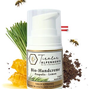 Creme para as Mãos Mel Limão ORGÂNICO Qualidade, cuidado natural para as mãos, mel, cera de abelha