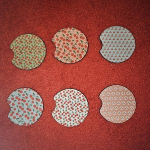 Car Coaster|Cherries|Car Accessories