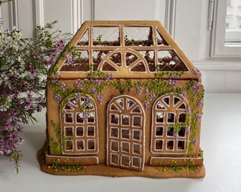 The Orangery (A4) - Gingerbread house template for A4 paper (Europe and Australia standard size paper)
