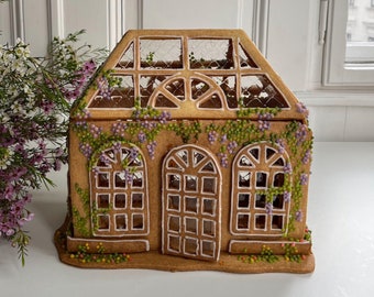 The Orangery (Le) - Gingerbread house template for Letter paper (North America standard size paper)