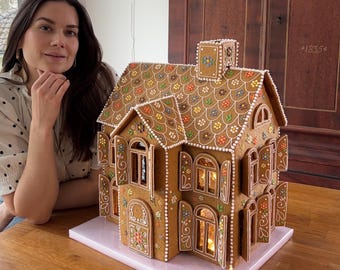 A Vila da Gabi - Modelo de casa de gengibre