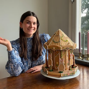 Le carrousel A4 Modèle de maison en pain d'épice pour papier A4 papier de taille standard pour l'Europe et l'Australie image 3