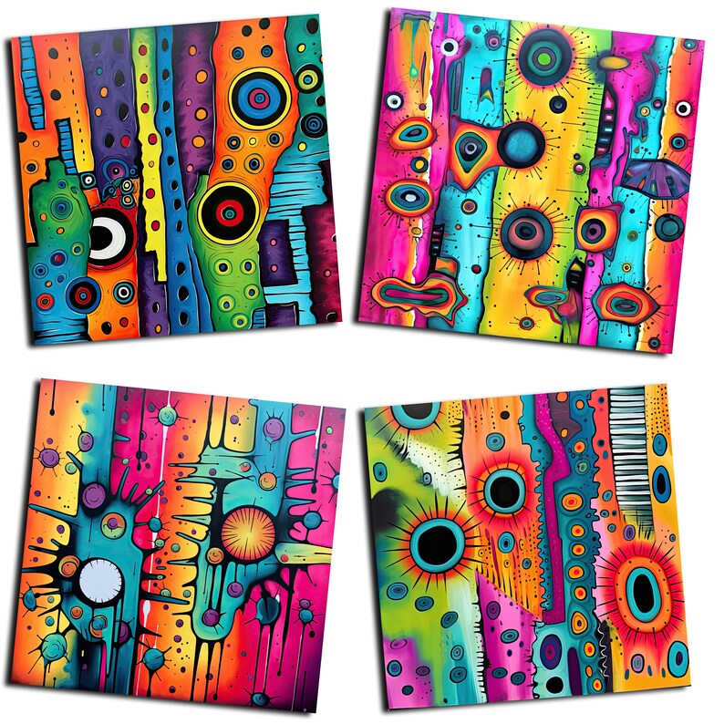 Abstract Alchemy Digital Paper Pack - Etsy