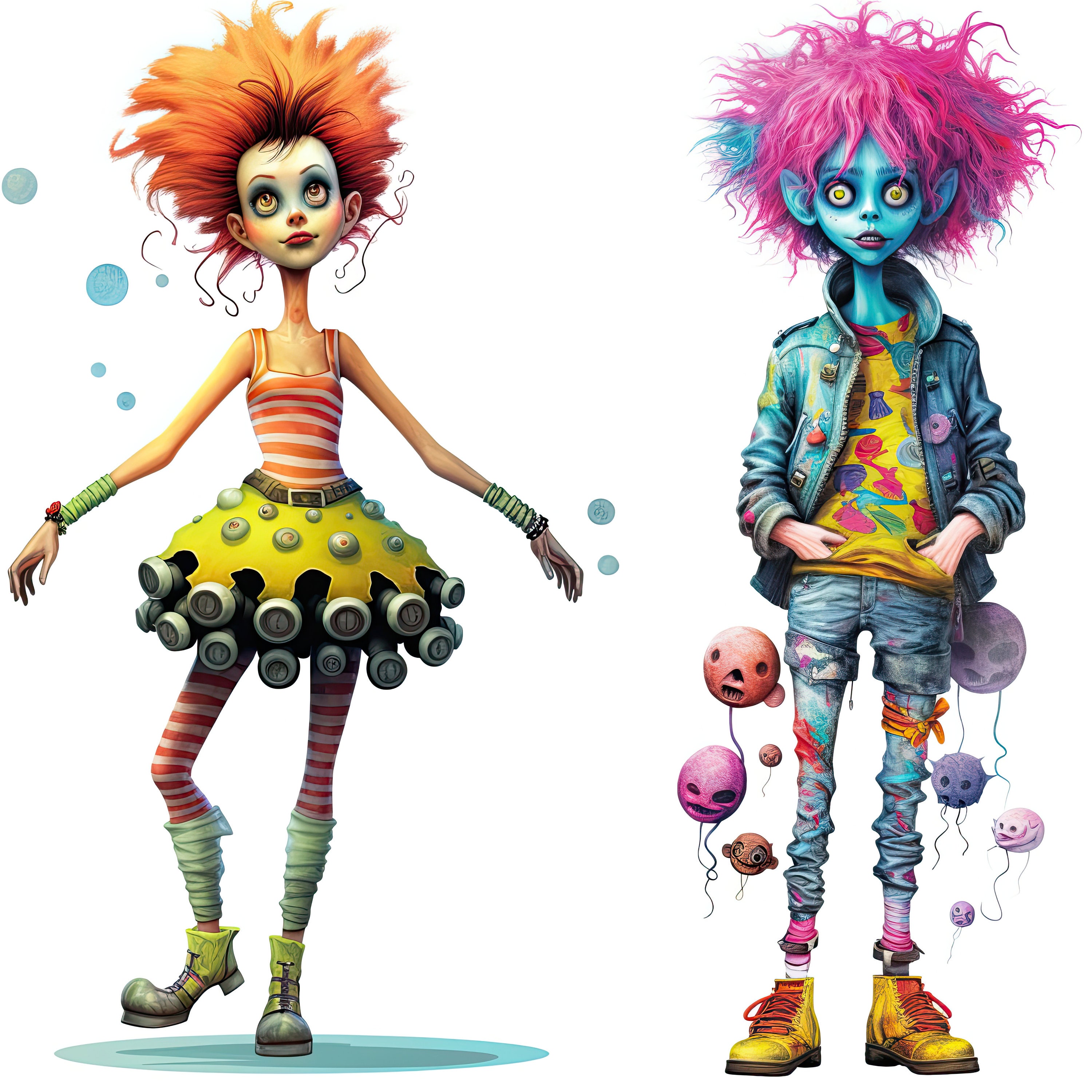 Sweet Whimsy Digital Character Pack - Etsy UK