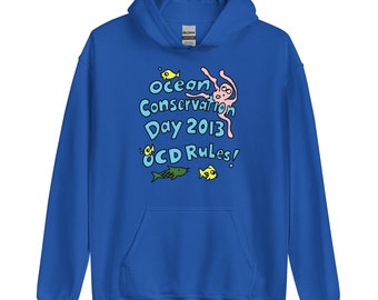 New Girl Ocean Conservation Day 2013 Hoodie- OCD Rules- Jessica Day