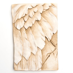 Handmade Gypsum Bas-Relief Wall Sculpture: English Style Ornament