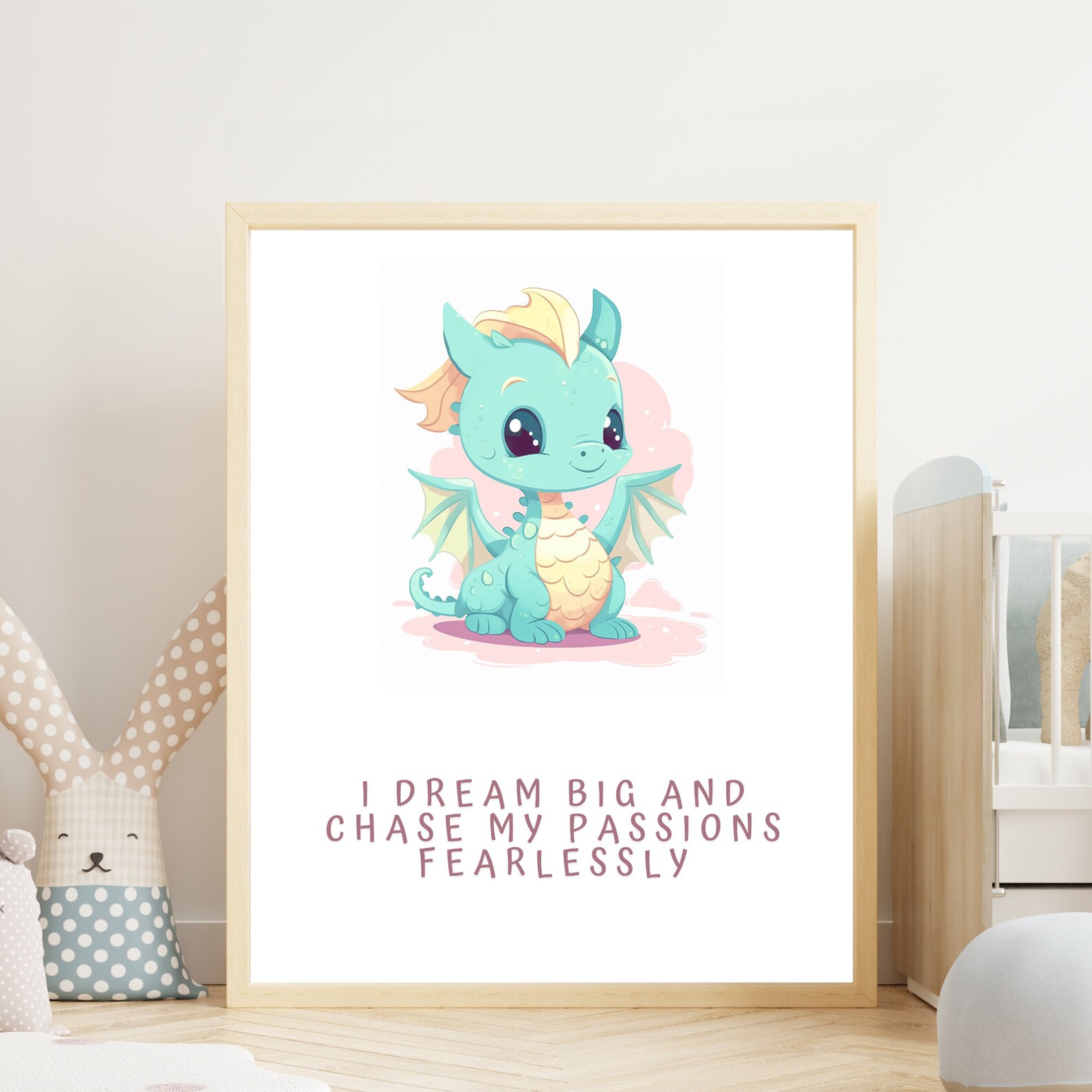 Cute Baby Dragon Wall Art, Set of 3 Printables, Dragon Themed Nursery ...