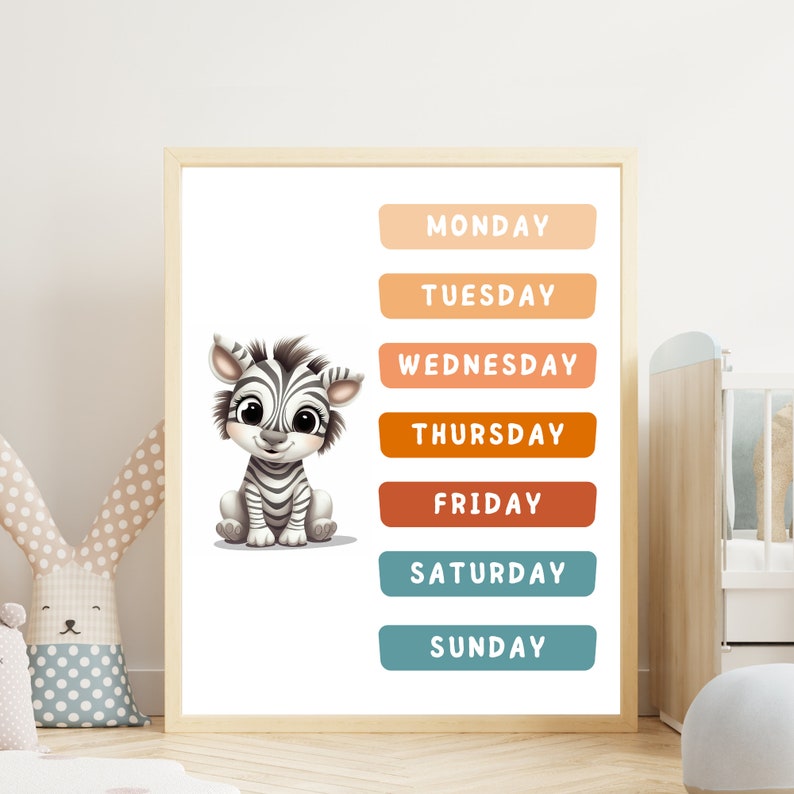 Zebra Tuesday Educational Printables, Safari Educational Posters, Homeschool Learning ...