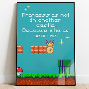 Gaming Poster, Gaming Decor, Mario Digital Art, Atari Gaming Wall Art, Atari Gaming Poster, Video Game Wall Art, Gaming Room Decor