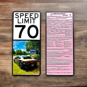 Moneta da sfida a forma di multa stradale della Florida Highway Patrol, grande, da 6 pollici, COPIA ROSA