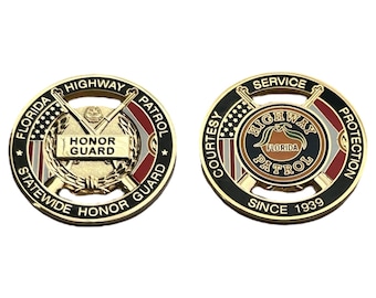 Florida Highway Patrol State Trooper Honor Guard Challenge Coin