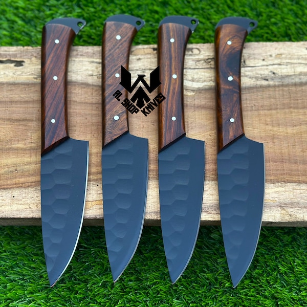 Steak Knives sets 6 Pcs Custom Handmade Steak knives , Best Gift item for Father Mother Son Boyfriend Birthday Thanksgiving Christmas Gifts