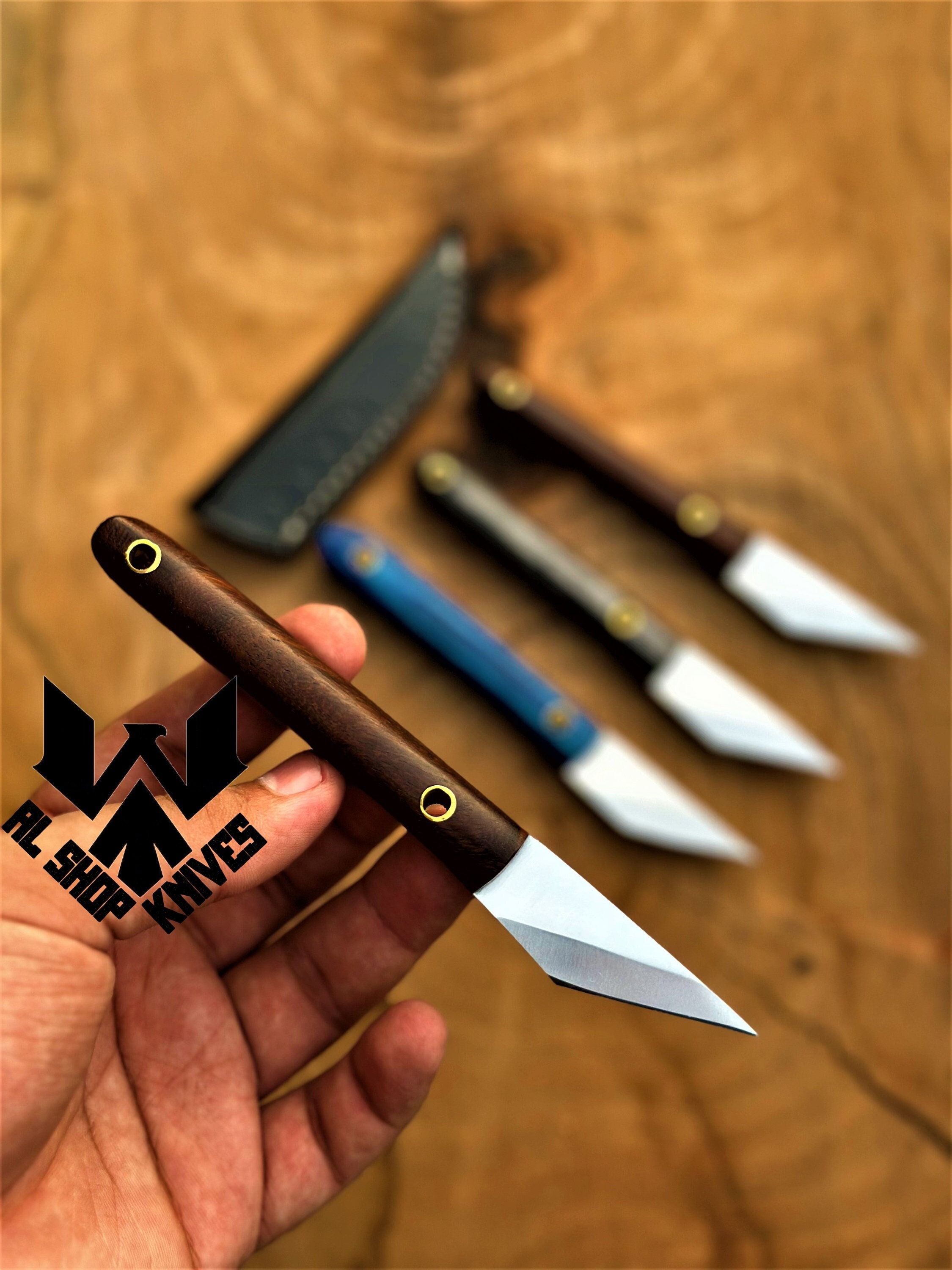 Siam Kiridashi.- Custom handmade neck knife from Thailand knife