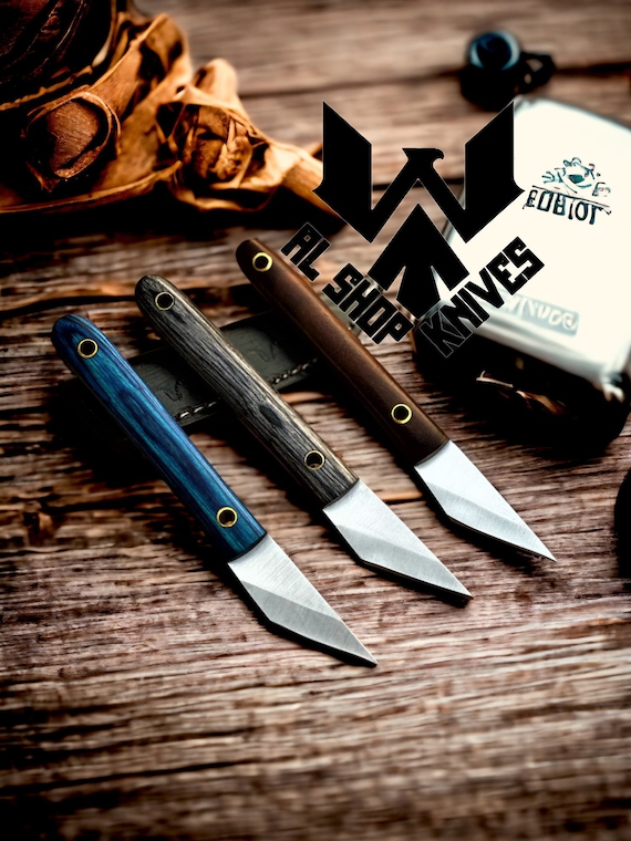 D2 Steel Handmade Kiridashi Knife, Camping Knife, Pocket Knife