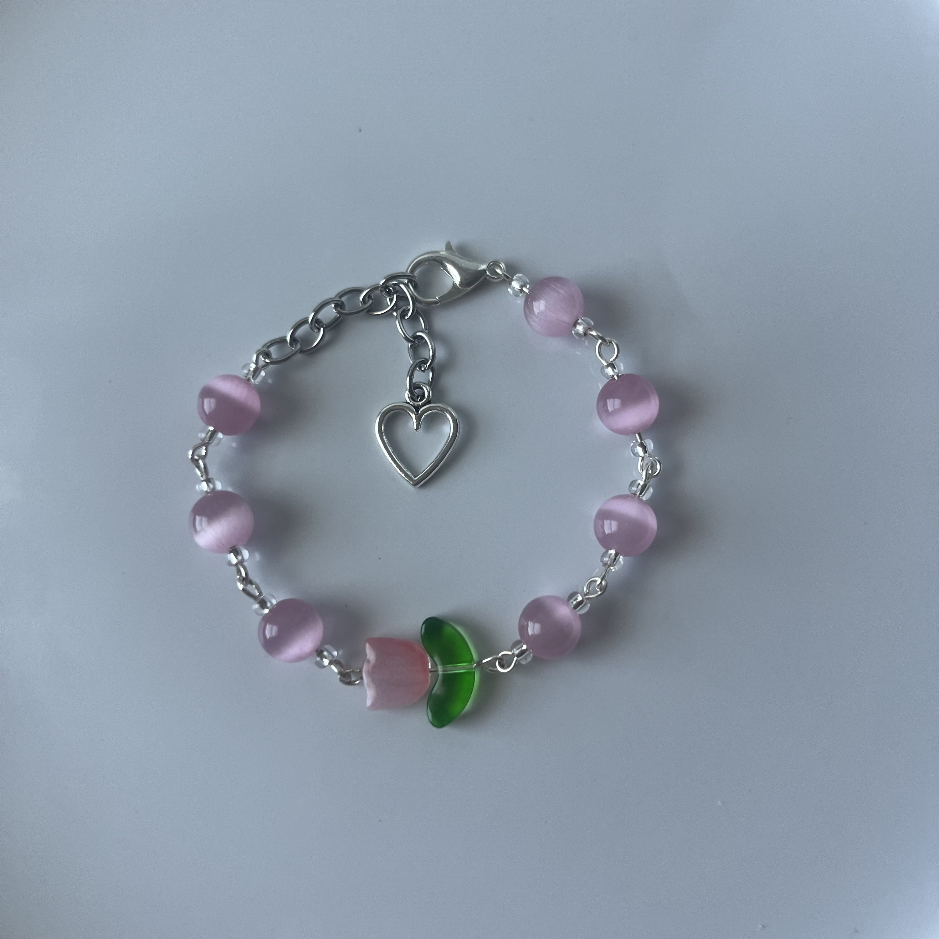 Adjustable Tulip Bracelets, Pink Tulip Bracelet, Purple Tulip Bracelet
