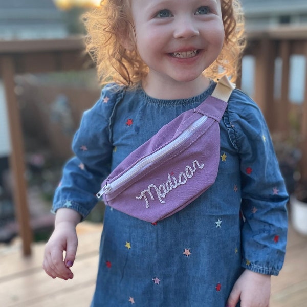 Embroidered Toddler Belt Bag