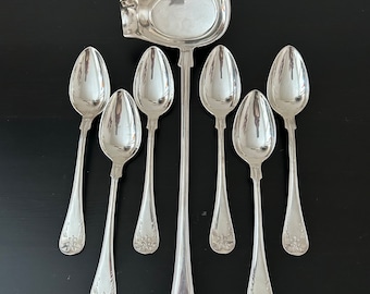 SV.PRIMA.NYSILVER12 Made In Zweden Bestekset Antieke Vakantieset Zilverwerk Decor Tafelset Lepels Pollepel Boho Victoriaanse Art Nouveau