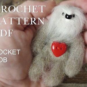 Adorable Yeti Crochet Pattern (Pocket Bob) – Amigurumi Crochet Pattern – DIY – Printable PDF – English – US Terms