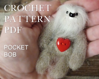 Adorable Pocket Yeti Crochet Pattern – Amigurumi DIY (Printable PDF)