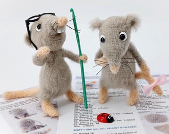 Rat - Mouse – Amigurumi Crochet Pattern – DIY – Printable PDF – English – US Terms