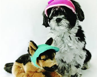 Crochet Dog Visor Pattern PDF – X-Small Dog Sun Hat - Chihuahua