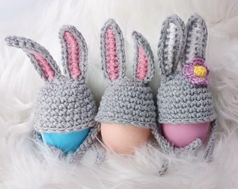 Bunny Egg Cozy Crochet Pattern – Easter Egg Hat DIY (Printable PDF)