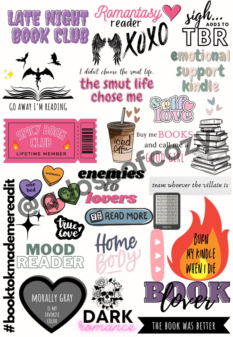 Kindle Paperwhite Case Insertsenhance Your Aesthetic W/ Fantasy & Romance Bookish Designs, Ideal