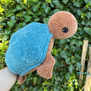 Crochet Pattern Turtle XXL (PDF) | Amigurumi Stuffed Animal Pillow | DIY Instructions in German
