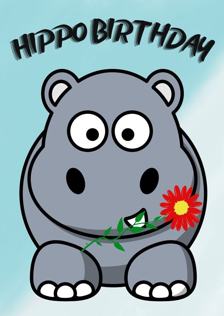 Printable Birthday Cards,funny Printable Happy Birthday Card,fun ...