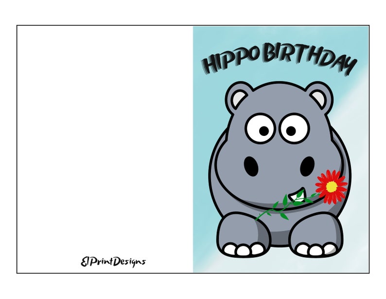 Printable Birthday Cards,funny Printable Happy Birthday Card,fun ...