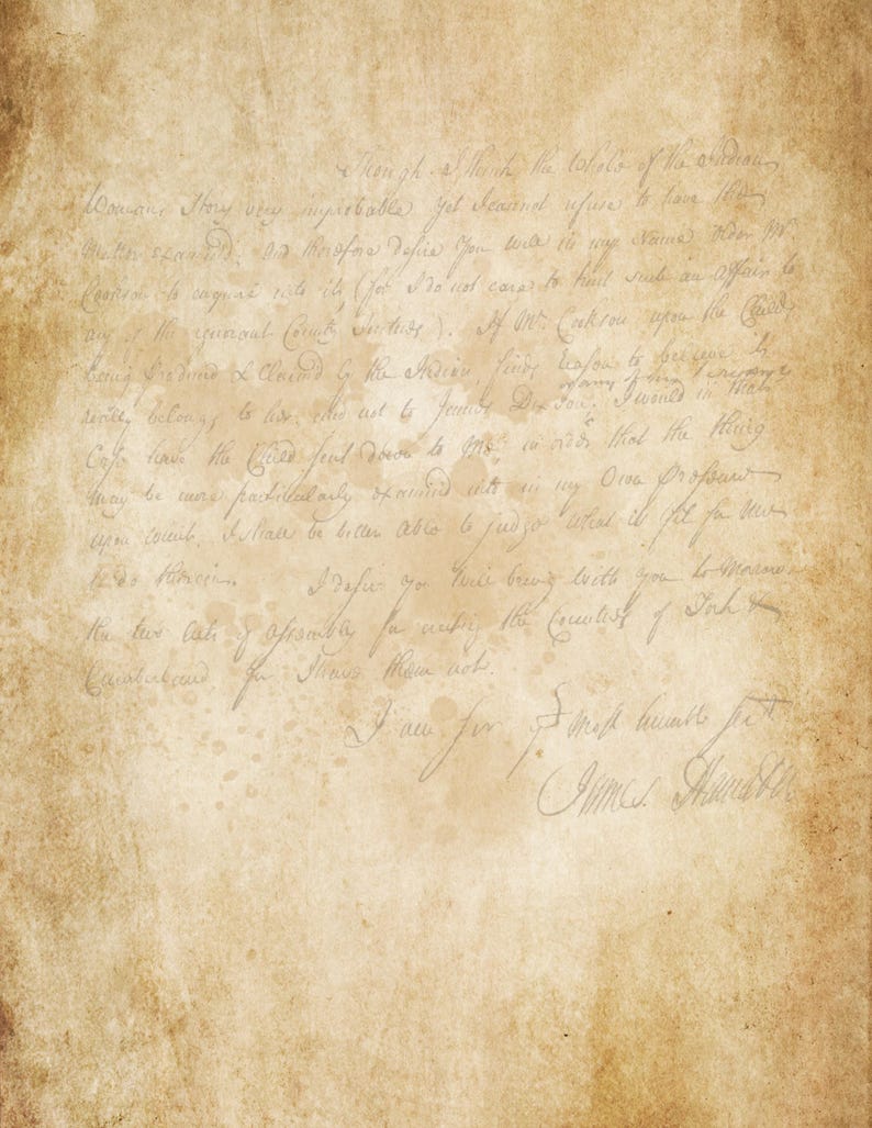 15 Vintage Handwritten Letters Printable – Antique Script Junk Journal ...
