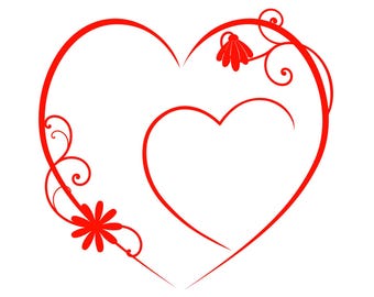 Heart, two hearts, 10 different designs, png, svg, jpg, pdf