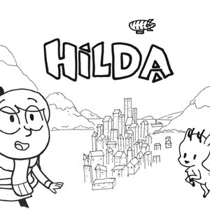 Libro para colorear de Hilda, dibujos para colorear para niños, dibujos para colorear para niños, dibujos más populares, dibujos para colorear para niños, dibujos animados de Hilda, Parte 1