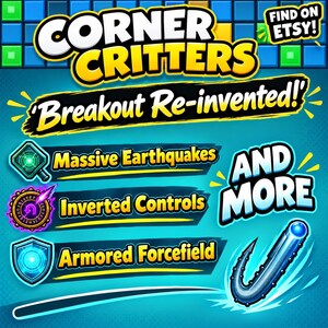 Corner Critters: Breakout – Sofort spielbares Retro-Arcade-Spiel (PC & Mobilgeräte)