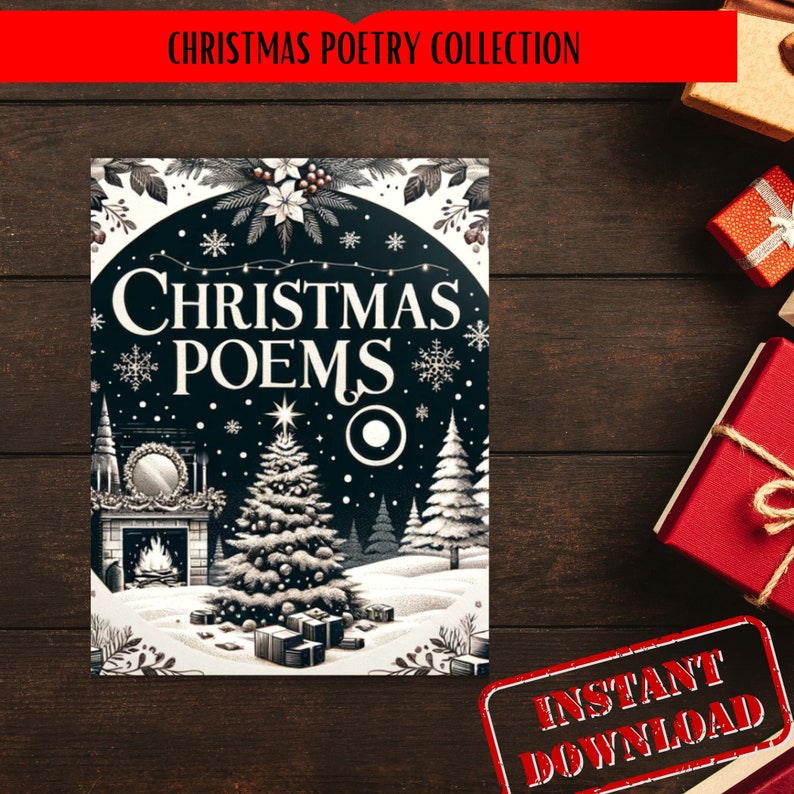 Christmas Poetry Collection 10 Festive Poems Perfect Etsy
