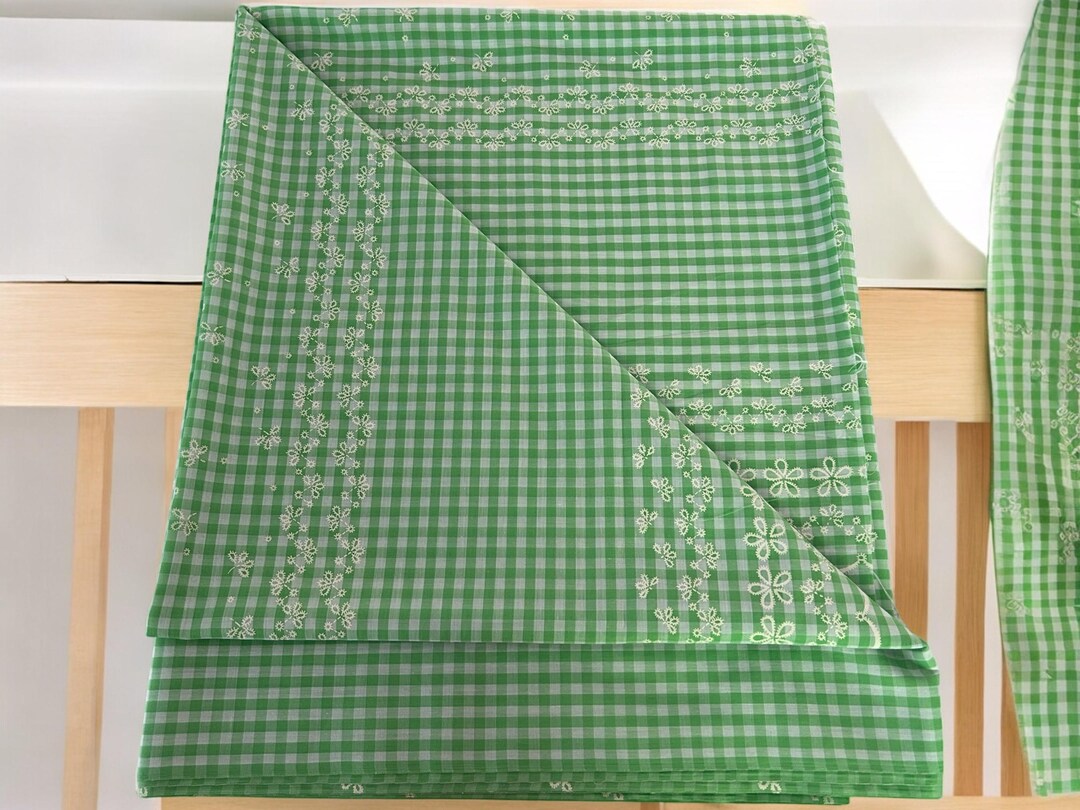 Matches21 Table Linen Fabric Place Mat Country House Premium ROSI Grey & White Red Polka Dots & Heart 33 X 48 Cm Pack Of 1 - View #3