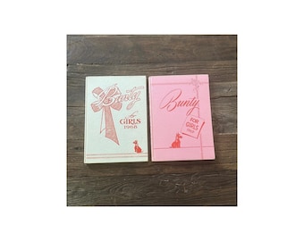 Bunty for Girls Annuals 1968 1969 Lot de bandes dessinées britanniques vintage, fiction graphique