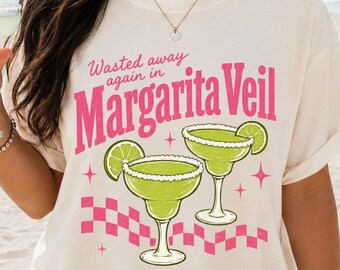 Margarita Veil PNG, Bachelorette Birthday Party Design, Retro Tropical (Digital Download)