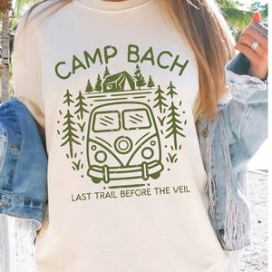 Camp EVJF PNG, Logo Camp Bach, lac EVJF, dernier sentier avant le voile, DIY Camp EVJF, cadeaux EVJF PNG