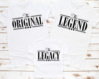 Original Legend Legacy PNG, Father's Day Matching Shirts (Digital Download)