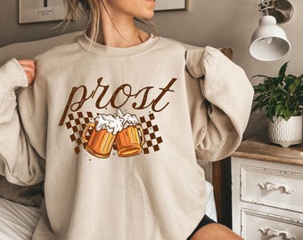 Oktoberfest PNG, Retro Prost Beer, Bavarian Celebration Graphic (Digital Download)