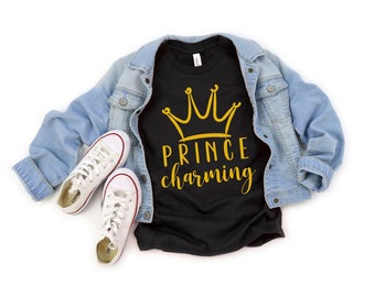 Prinz Charming Kleinkind Shirt PNG, Familienurlaub (Digitaler Download)