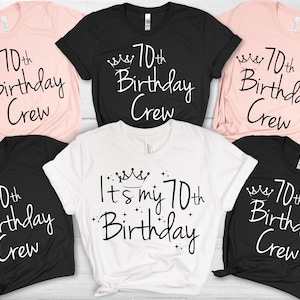 Es ist mein 70er Geburtstag PNG, 70er Jahre Geburtstag Crew, DIY Geburtstagsparty Shirts, Passende Shirts, Geburtstag Squad, Party Crew, Geburtstagskönigin PNG