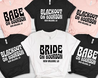 New Orleans Bachelorette png Bundle, DIY NOLA Bachelorette Party, NOLA Bride on Bourbon, Retro Bridal Party, Bach Party, Girls Trip Shirt