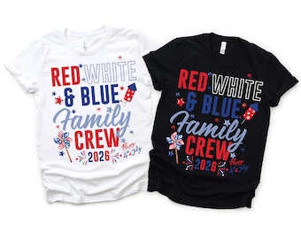 Red White Blue Family Crew 2026 PNG (Digital Download)