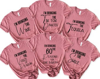 60th Birthday Group Shirts PNG, Funny Birthday Crew, Matching Party Shirt Design (Digital Download)