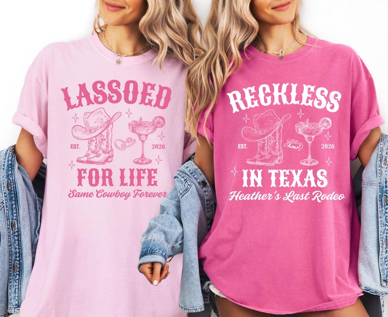 Texas Bachelorette PNG, sista Rodeo Cowgirl Bach Party Design, Western Bridal (digital nedladdning) bild 5