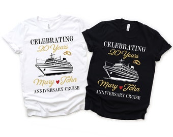 Jubiläums-Kreuzfahrt-Shirt PNG, kundenspezifisches Design, Paare-Kreuzfahrt-Reise Digital