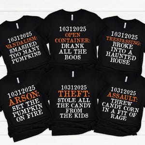 Group Halloween png, Matching Halloween Costume Party png, Funny Couples Costume png, Correctional Costume png, Prisoner Inmate Costume png, Family Halloween Shirt png, Funny Halloween Family png, Spooky Halloween Party png, Halloween shirts,