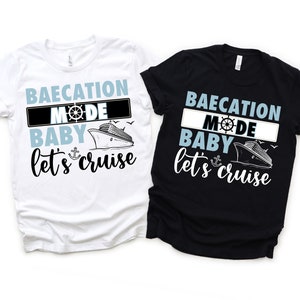 Baecation Mode Cruise PNG, Camisas de férias de cruzeiro combinando faça você mesmo, Férias de casais png, Dele e dela, Camisa de viagem, Lua de mel, Aniversário